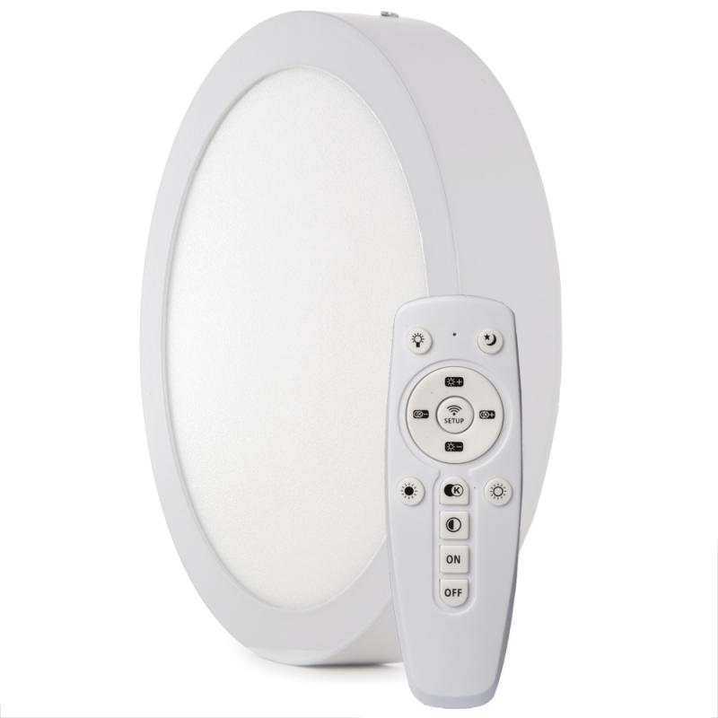 Plafón LED 220mm 18W Mando a Distancia (Intensidad-CCT) 30.000H - Imagen 1