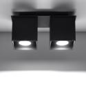 Lámpara Techo "QUAD" Negro IP20 2xGU10 Sin Bombilla [SOL-SL.0063] - Imagen 3