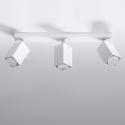 Lámpara Techo "MERIDA" Blanco IP20 Pantalla Orientable 3xGU10 Sin Bombilla [SOL-SL.0097] - Imagen 2