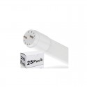 Pack 25 Tubos LED T8 9W 900Lm 6000ºK Cristal 60Cm 30.000H [LM-LM1056-CW]