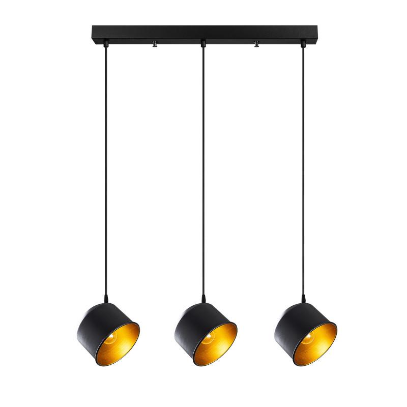 Lámpara Colgante "Berceste" Negro 3 x E 27 Sin Bombilla [OPV-521SHN3279] - Imagen 1