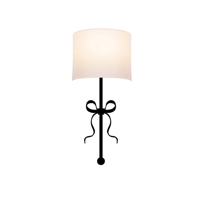 Aplique "Asaf" Blanco/Negro 1 x E 27 Sin Bombilla [OPV-892OPV1331] - Imagen 1