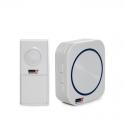 Kit Timbre Inalámbrico 1 Pulsador IP55, Distancia 150M, 58 Melodías Blanco - Imagen 4