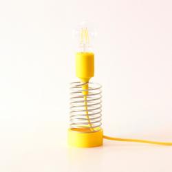 Lámpara de Mesa "Zotropo" Acero Inoxidable Amarillo E27 [HRD-ZOTROPO-Y] - Imagen 1