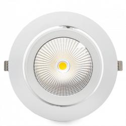 Foco Downlight LED 40W 4000Lm 4200ºK Orientable UGR19 50.000H [JW-40W-G-W]