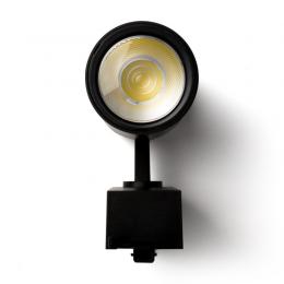 Foco Carril LED Monofásico 30W 36º 2700Lm 30,000H Negro [HO-FC-30W-B-CW] - Imagen 2