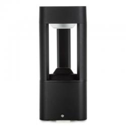Lámpara Pie LED Exterior IP54 125x300mm 10W Negra Aluminio + PC [SL16-082A_B-WW] - Imagen 1