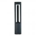 Lámpara Pie LED Exterior IP54 125x600mm 10W Gris Aluminio + PC [SL16-083A_G-WW] - Imagen 1