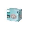 Downlight LED Philips "Dive" Circular 5,5W 350Lm Niquelado 2700K IP65 [PH-929002374120]