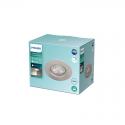 Downlight LED Philips "Dive" Circular 5,5W 350Lm Niquelado 2700K IP65 [PH-929002374120] - Imagen 1