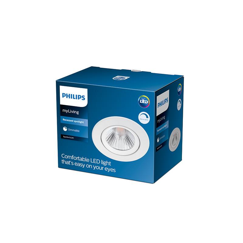 Downlight LED Philips "Sparkle" Circular 5,5W 410Lm Blanco 4000K [PH-929002535620] - Imagen 1