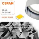 Plafón LED cuadrado superficie 30W - OSRAM CHIP DURIS E 2835 - Imagen 3