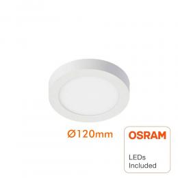 Plafón LED circular superficie 8W - OSRAM CHIP DURIS E 2835 - Imagen 2