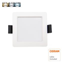 Downlight LED 10W Cuadrado - OSRAM CHIP DURIS E 2835 - CCT - UGR17