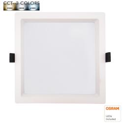 Downlight LED 30W Cuadrado - OSRAM CHIP DURIS E 2835 - CCT - UGR17 - Imagen 1