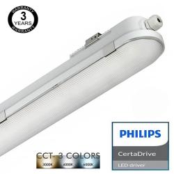 Regleta Estanca LED 40W Philips Driver COREPLUS - CCT - 120cm - Imagen 1