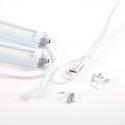 Pack 2 Luminaría LED Cultivo 50W 330-880nm 112,5Cm - Imagen 4