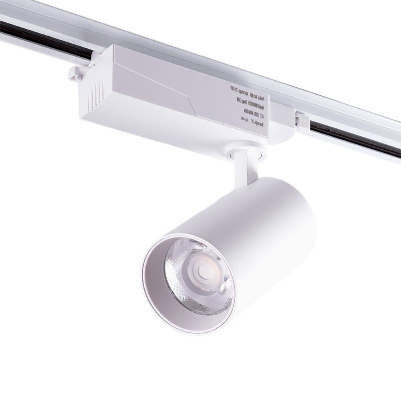 Foco de Carril LED 30W Lumiastra Monofásico 30.000H Blanco CCT Variable [LUM-ATB095030-3CCT] - Imagen 1