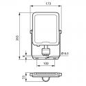 Foco Proyector LED "Philips" IP65 Detector Movimiento 50W 3000Lm 6000ºK IP65 50000H [PH-53476699] - Imagen 2