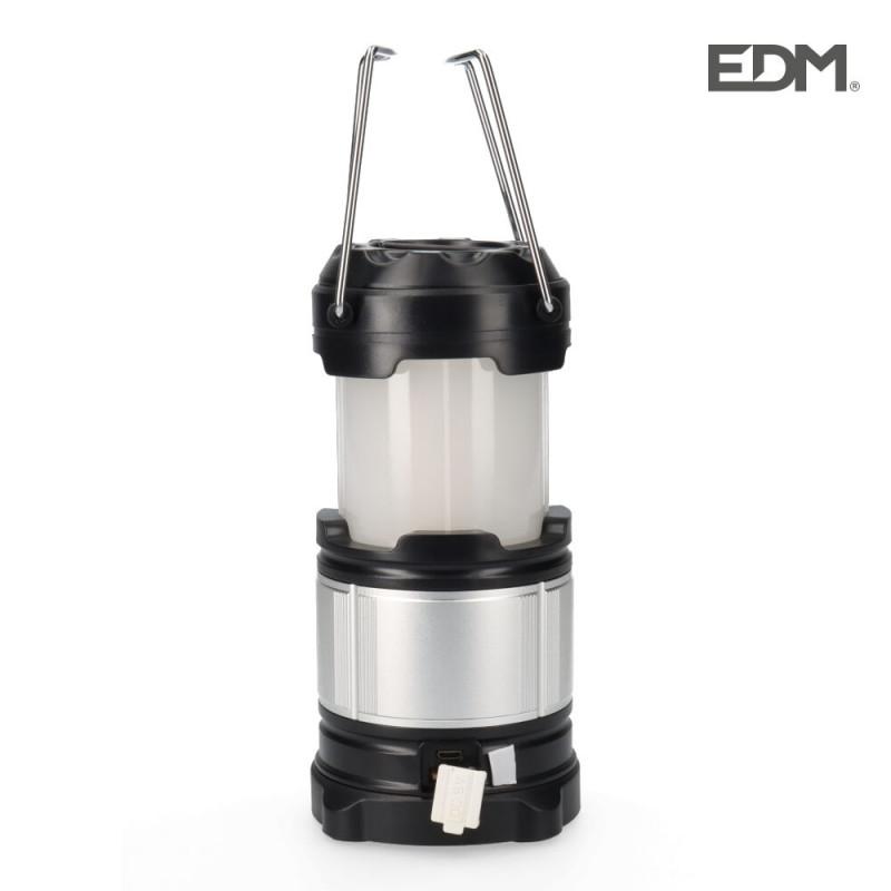 Farol de Camping Recargable con Bateria O Pilas 4 Posiciones de Luz [E3-36026]
