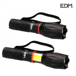 Linterna LED Xl Extensible con Zoom 1 LED COB Xl 3XAAa (Pilas Incluidas) [E3-36376]