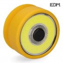 Linterna LED COB 2W con Iman y Ventosa. 3XAAa (Pilas Incluidas) [E3-36395]