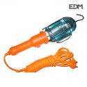 Lampara Portatil con Gancho e Interruptor Metalica. E27 (5M de Cable) [E3-37001]