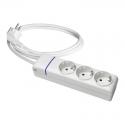 Base Múltiple 3 Tomas T/Tl 1.5M de Cable 8013P Solera [E3-41049]