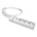 Base Múltiple 3 Tomas T/Tl con Interruptor Luminoso. 1.5M de Cable 8013Pil Solera [E3-41050]