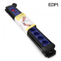 Base Multiple 8 Tomas con Protector+Interruptor 3 Mts. [E3-41820]