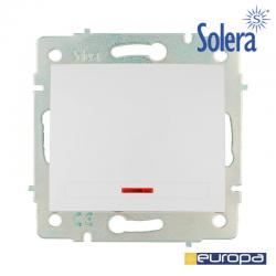 Conmutador/Interruptor Luminoso 10Ax 250V Serie Europa Solera [E3-42902]