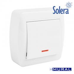 Conmutador Unipolar con Indicador Luminoso Solera [E3-42975]