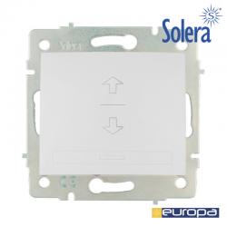 Interruptor Persiana 10A 25V Blanco Serie Europa Solera [E3-42996]
