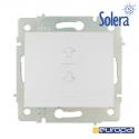 Interruptor Persiana 10A 25V Blanco Serie Europa Solera [E3-42996]