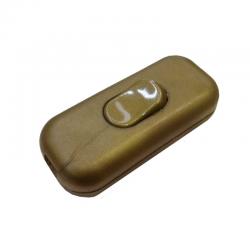 Interruptor Unipolar 2A Montado Oro [E3-45023]
