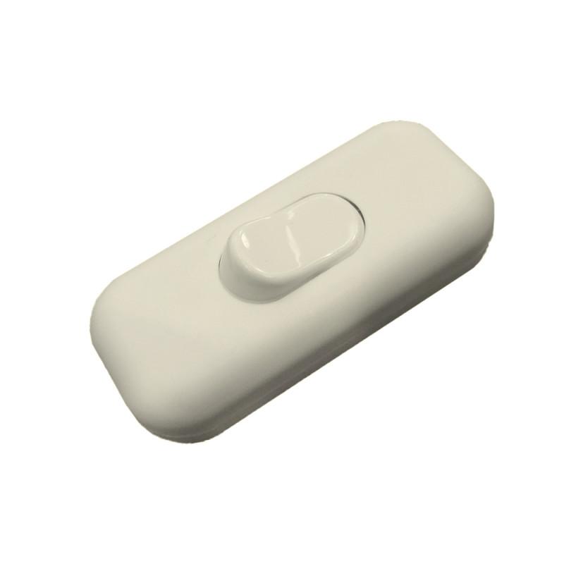 Interruptor de Paso 2A/250V Blanco [E3-45025]