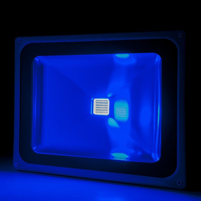 Foco Proyector LED IP65 Brico 50W 4250Lm 30.000H Azul - Imagen 1