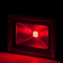 Foco Proyector LED 10W 850Lm IP65 Brico Rojo 30.000H [BQFS11510-R]