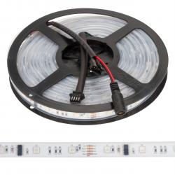 Tira de 150 LEDs 36W 4200ºK SMD5050 12VDC Digital RGB x5M 30.000H [GR-LDT-W30DIGRGB-IP67]