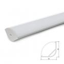 Perfíl Aluminio para Tira LED Instalación Esquinas - Difusor Opal 1M - Imagen 1