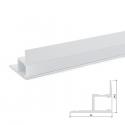 Perfíl Aluminio para Tira LED Blanco Opal 1M - Imagen 1