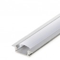 Perfíl Aluminio para Tira LED - Difusor Opal 2M