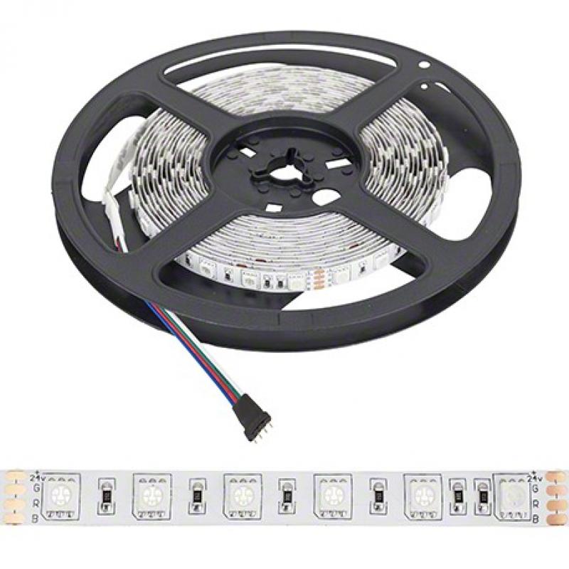 Tira LED 24VDC 300 xsmd 5050 5M RGB IP33 Interior - Imagen 1