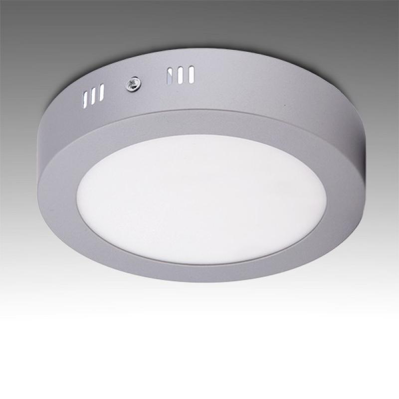Plafón LED Circular Cromado Ø169Mm 12W 930Lm 30.000H - Imagen 1