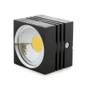 Foco Downlight LED de Superficie 3W 252.2Lm 3000ºK Cuadrado 30.000H [BF-MZ3002-3W-B-R-WW]