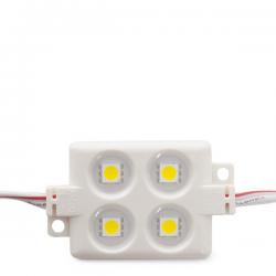 Módulo 4 LEDs ABS Inyectado SMD5050 1,44W Blanco - Imagen 1