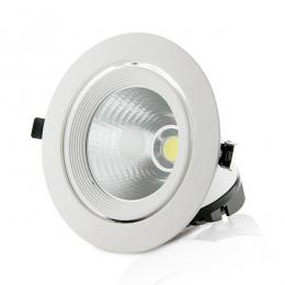 Foco Downlight LED COB Circular Orientable 40W 3200Lm 30.000H - Imagen 2