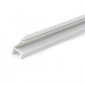 Perfíl Aluminio para Tira LED Instalación Paredes - Difusor Opal - Tira 1M - Imagen 2