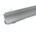 Perfíl Aluminio para Tira LED Instalación Escaleras - Difusor Opal -Tira 1M - Imagen 2