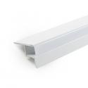 Perfíl Aluminio para Tira LED Blanco Opal 1M - Imagen 3